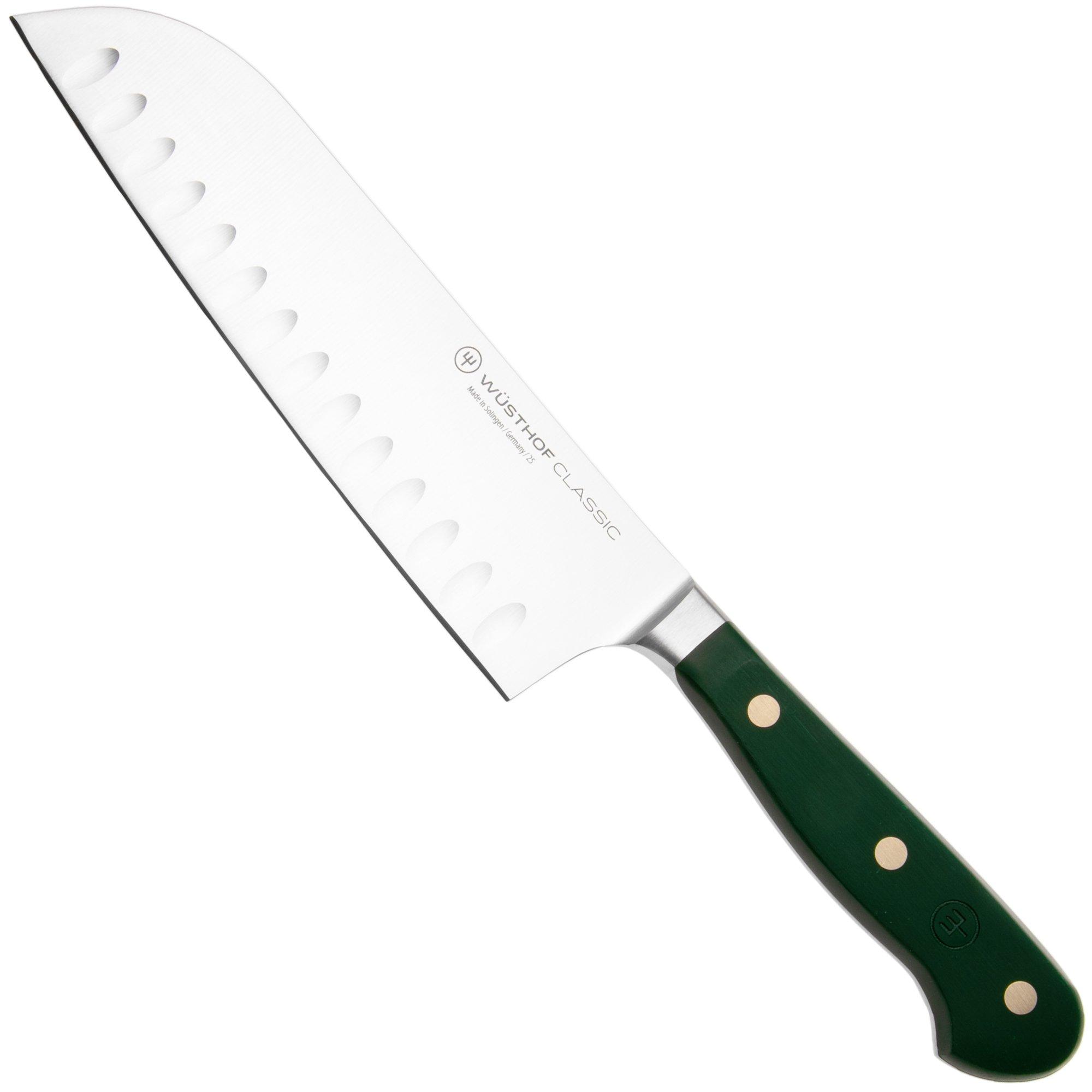 Wüsthof Classic Color Fresh Rosemary 1061731917 santoku met kuiltjes, 17 cm