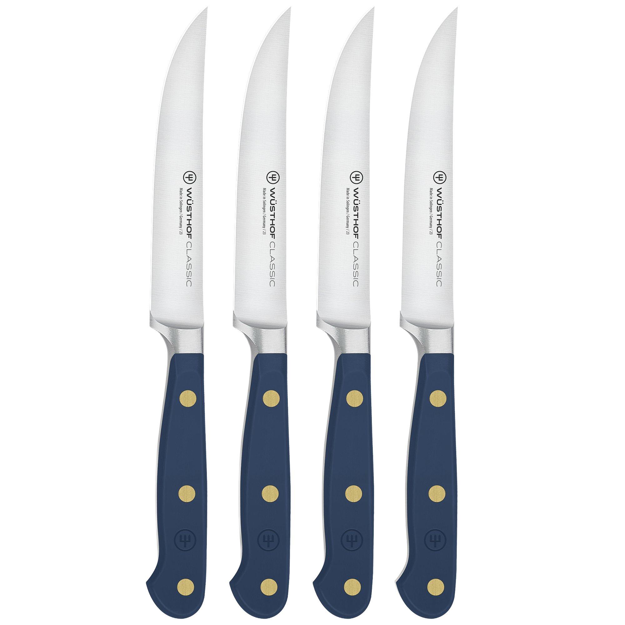 Wüsthof Classic Colour Wild Blueberry 1061760406, 4-teiliges Steakmesser Set