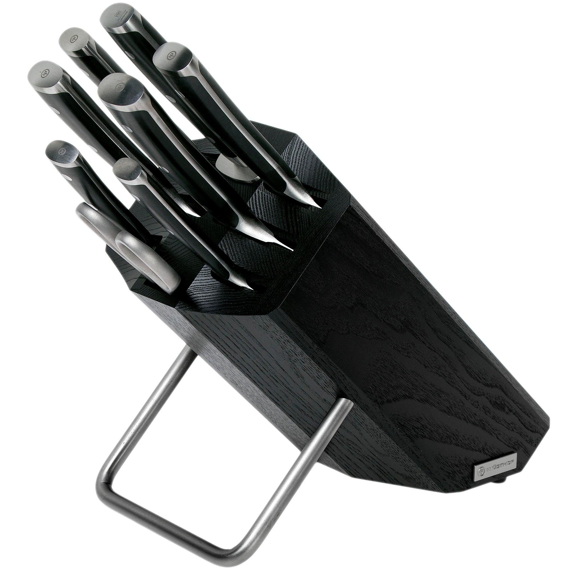 Wüsthof Classic Ikon ensemble de couteaux, 8 pièces, noir 1090370801