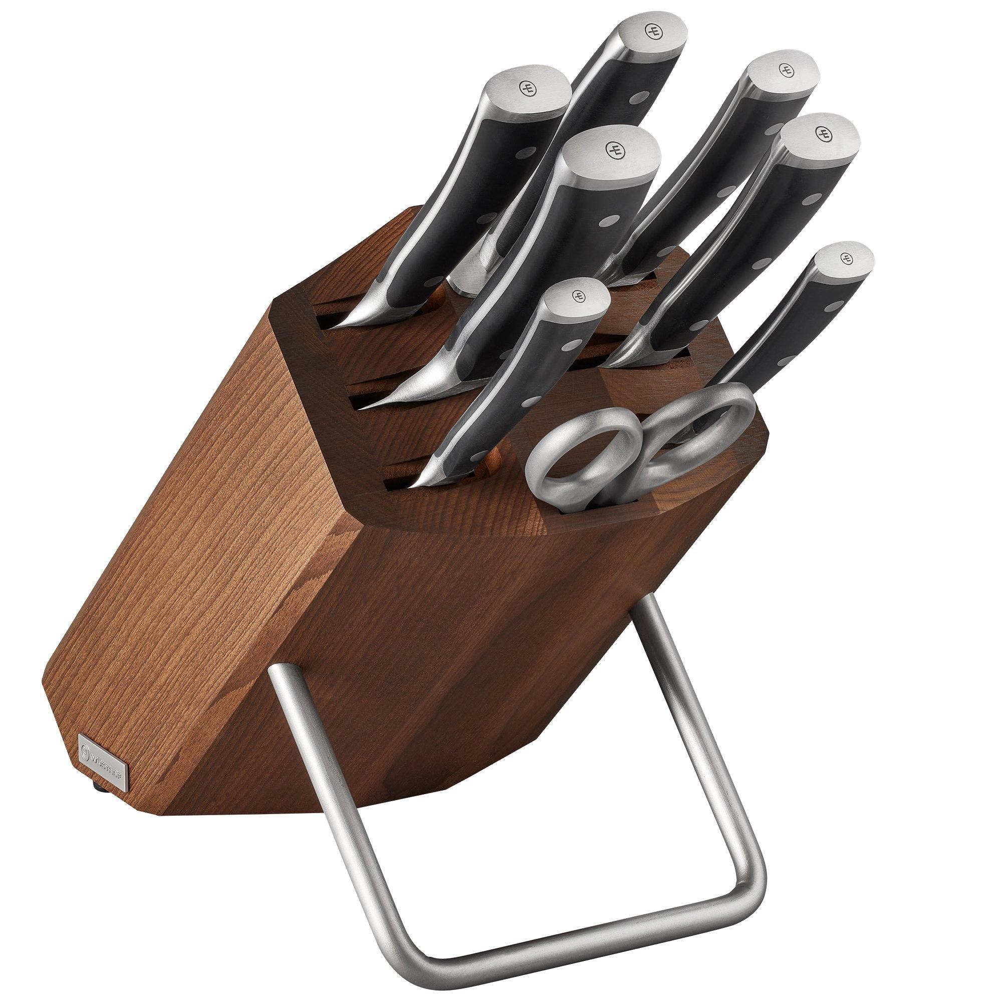 Wüsthof Classic Ikon 1090370806 Messerblock, 8-teilig, braun