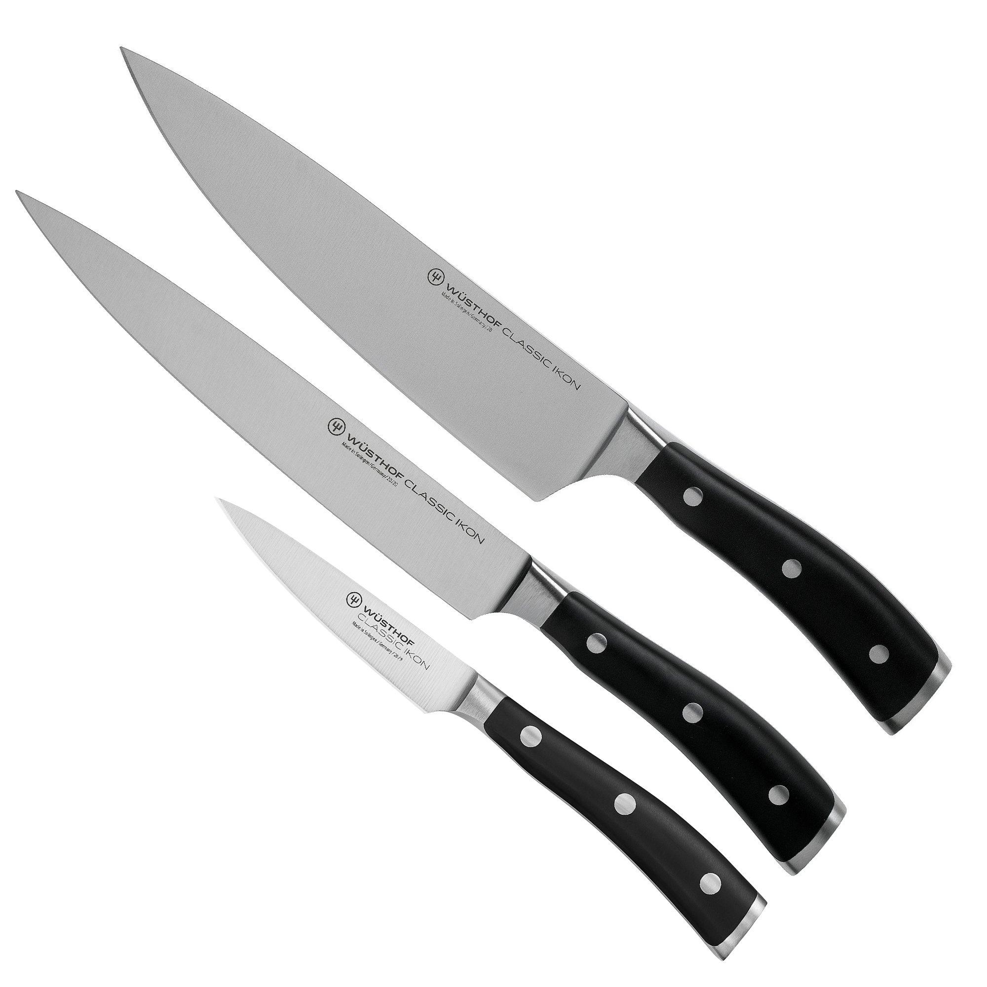Wüsthof Classic Ikon 3-teiliger Messersatz, 1120360301