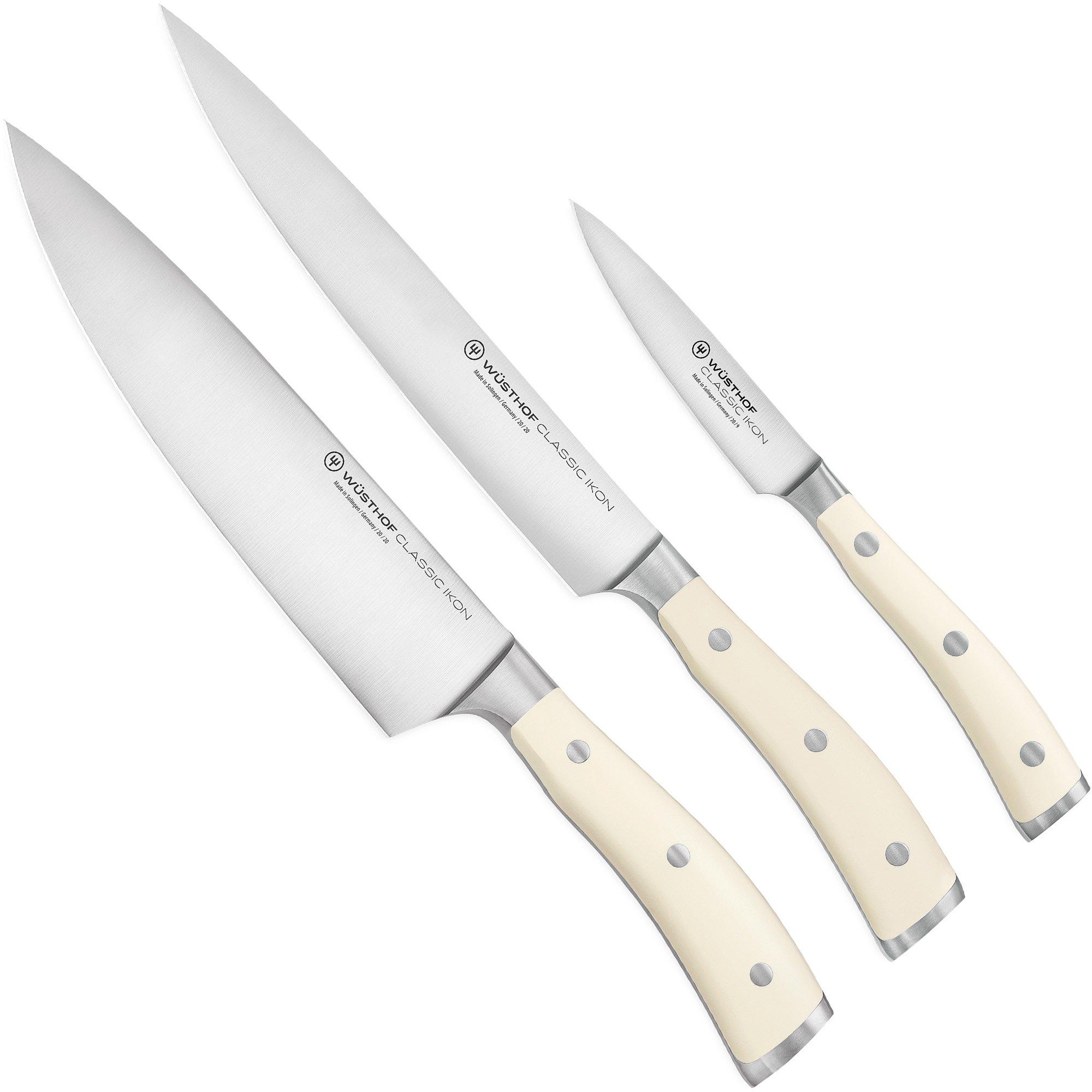 Wüsthof Classic Ikon Wit 3-delige messenset, 1120460301