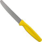 Wüsthof Create Collection serrated utility knife 10 cm, yellow