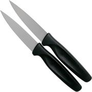 Wüsthof Create Collection  couteau à éplucher, 2 pièces, noir