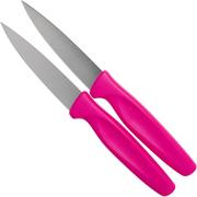 Wüsthof Create Collection set de couteaux à éplucher, deux pièces, rose