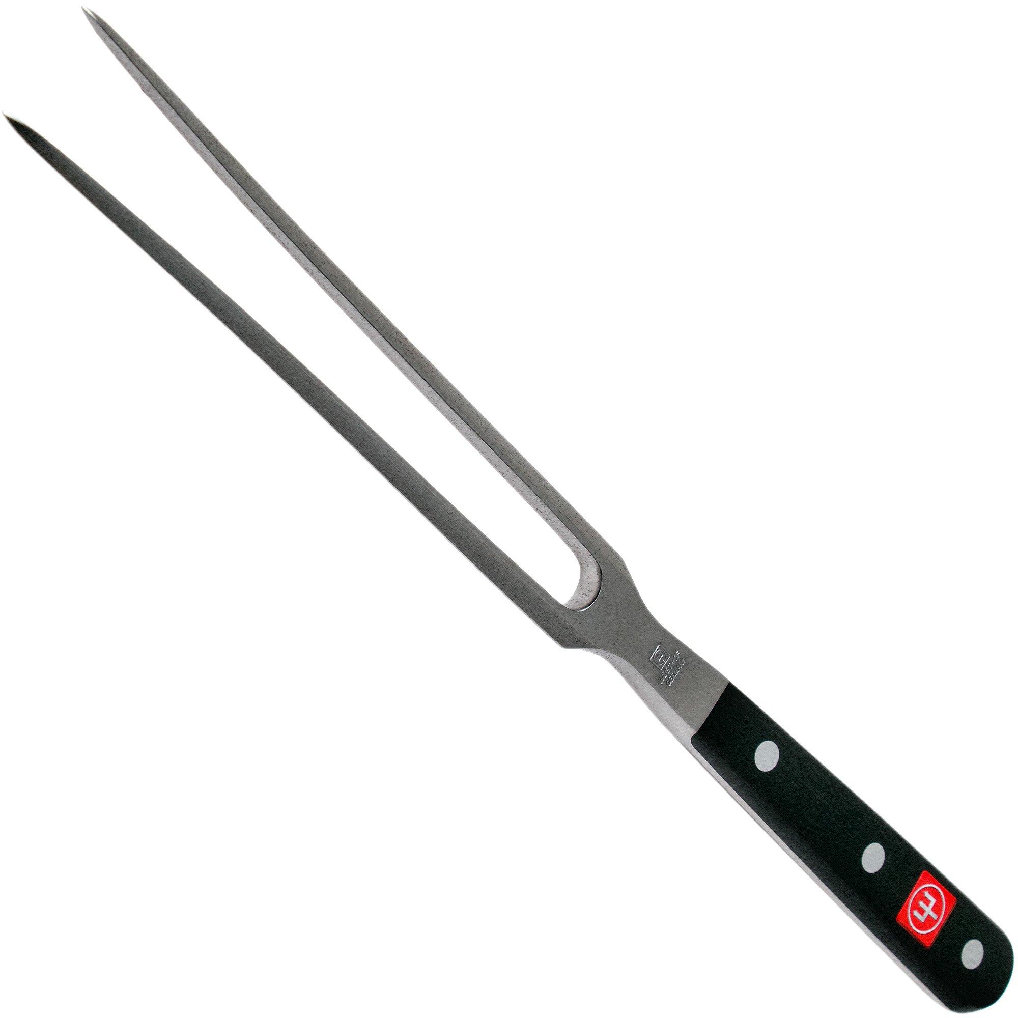 Tenedor de trinchar de una pieza que los alimentos Tenedor Acero Inoxidable Tenedor De Asar 29 cm 