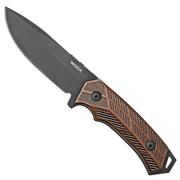 WOOX Rock 62 BUKNF00102 Walnut Engraved, fixed knife