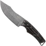 Afbeelding voor WOOX Bad Boy Hunter BUKNF06101 Acid Stonewashed D2, X-Grip Brown Micarta, jachtmes