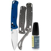 Afbeelding voor Benchmade Bugout met Flytanium Carbonfiber scales & titanium backpacer en olie