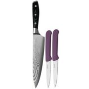Bild für Eden Classic Damast Kochmesser und Gemüsemesser, 9cm, 2-teiliges Set