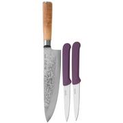 Bild für Eden Sugoi Olive Kochmesser und Gemüsemesser, 9cm, 2-teiliges Set