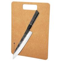 Afbeelding voor Eden Elements koksmes 20cm met wood fiber snijplank