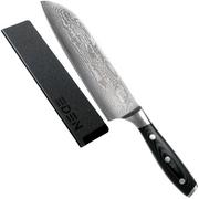 Afbeelding voor Eden Classic Damast santoku met Eden mesbeschermer