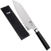Afbeelding voor Kai Shun Classic santoku 18 cm DM702 met GRATIS S-Knife mesbeschermer