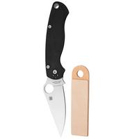 Afbeelding voor Spyderco Paramilitary 2 C82GP2 met GRATIS Knivesandtools strop