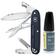 Immagine per Victorinox Synergy X Alox Refined Collection 0.8226.22 Dark Blue con olio per la manutenzione Skerper