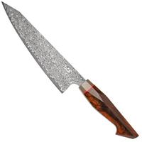 Image pour Xin Cutlery XinCraft XC117 couteau de chef japonais avec acier damassé 23 cm