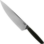 Xin Cutlery XinCore XC124 Black G10, Red Liners, Satin, cuchillo de chef, 21.5 cm