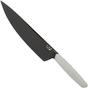 Image for Xin Cutlery XinCore XC125 White G10, Red Liners, Black TiN Coating, chef's knife 21.5 cm