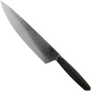 Xin Cutlery XinCore XC126 Black G10, Red Liners, Damascus, cuchillo de chef 21.5 cm