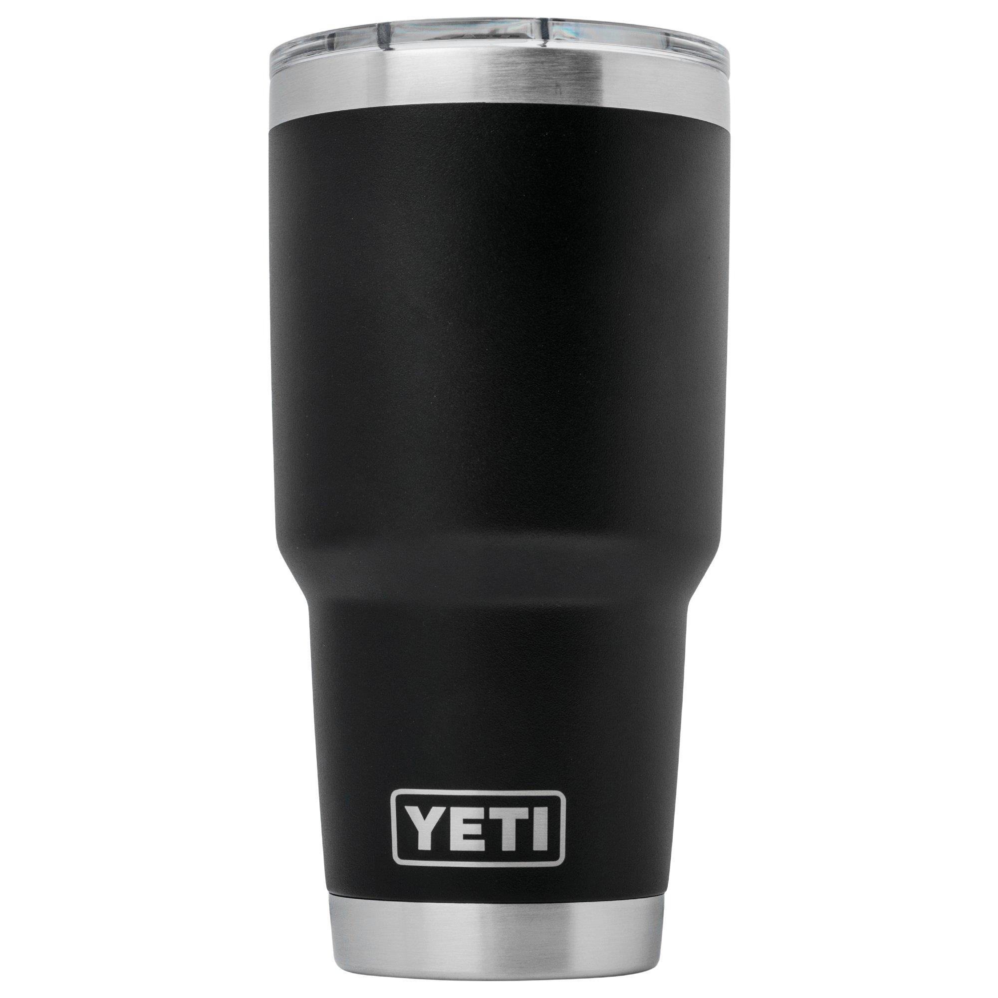 Yeti Rambler Tumbler Cup 30oz Mag Slider Lid, Black, Thermobecher mit Deckel, 887 ml