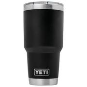 Yeti Rambler Tumbler Cup 30oz Mag Slider Lid, Black, thermosbeker met deksel, 887 ml