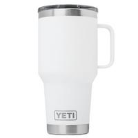 Afbeelding voor Yeti Rambler Travel Mug 30oz Stronghold Lid, White, thermos reismok met deksel, 887 ml