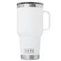 Image for Yeti Rambler Travel Mug 30oz Stronghold Lid, White, thermos travel mug with lid, 887 ml