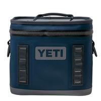 Image for Yeti Hopper Flip 8L Cooler Bag, Navy Blue, cool bag with shoulder strap