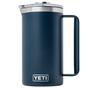 Image for Yeti Rambler French Press 34oz Twist-To-Lock Lid, Navy Blue, thermos french press, 1L