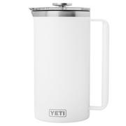 Yeti Rambler French Press 64oz Twist-To-Lock Lid, White, thermos french press, 1.9L