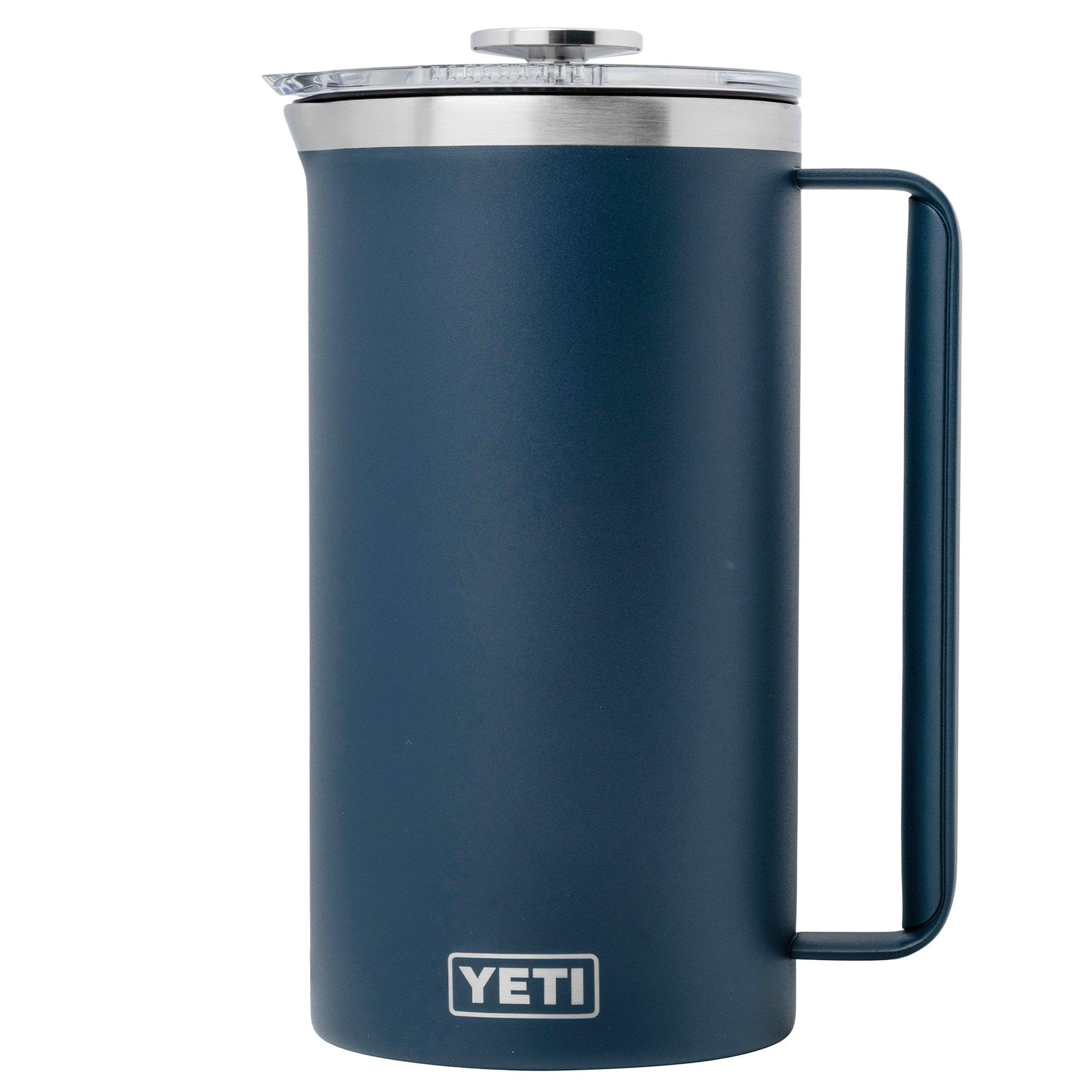 Termiczny zaparzacz tłokowy Yeti Rambler French Press 64oz Twist-To-Lock Lid, Navy Blue, 1.9L