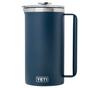 Image for Yeti Rambler French Press 64oz Twist-To-Lock Lid, Navy Blue, thermos french press, 1.9L