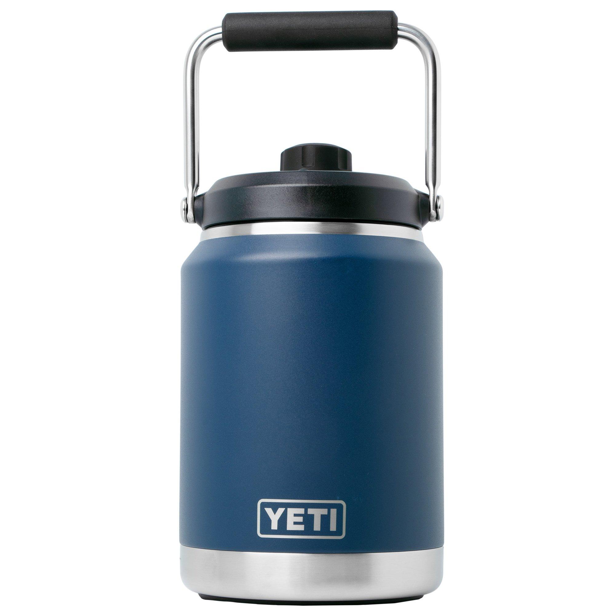 Yeti Rambler Jug 1/2 Gallon, Navy Blue, insulated jug, 1.9L