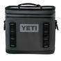 Image for Yeti Hopper Flip 8L Cooler Bag, Charcoal Grey, cool bag with shoulder strap