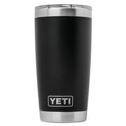Yeti Rambler Tumbler Cup 20oz Mag Slider Lid, Black, thermosbeker met deksel, 591 ml