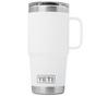 Image for Yeti Rambler Travel Mug 20oz Stronghold Lid, White, thermos travel mug with lid, 591 ml