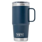 Yeti Rambler Travel Mug 20oz Stronghold Lid, Navy Blue, thermos reismok met deksel, 591 ml