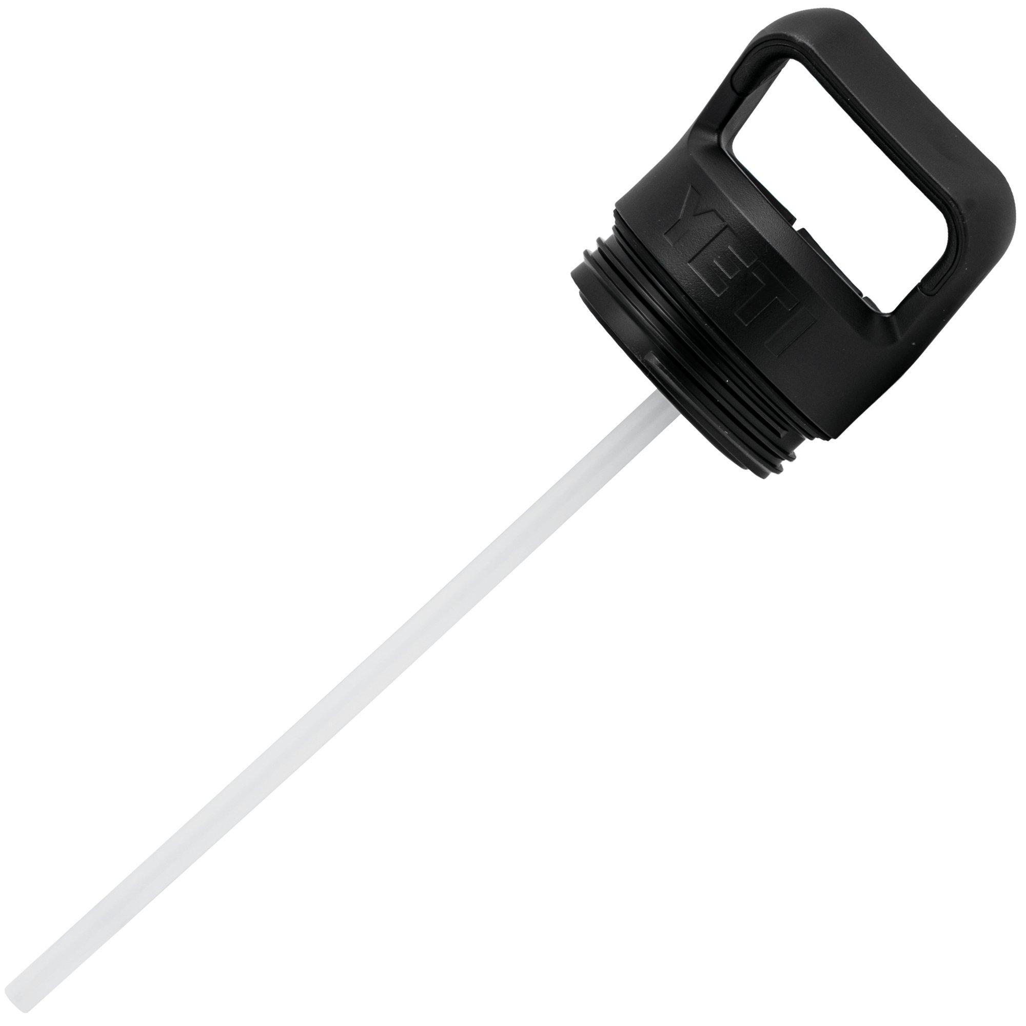 Yeti Straw Cap, Black, drinking spout with straw for Yeti Rambler bottle