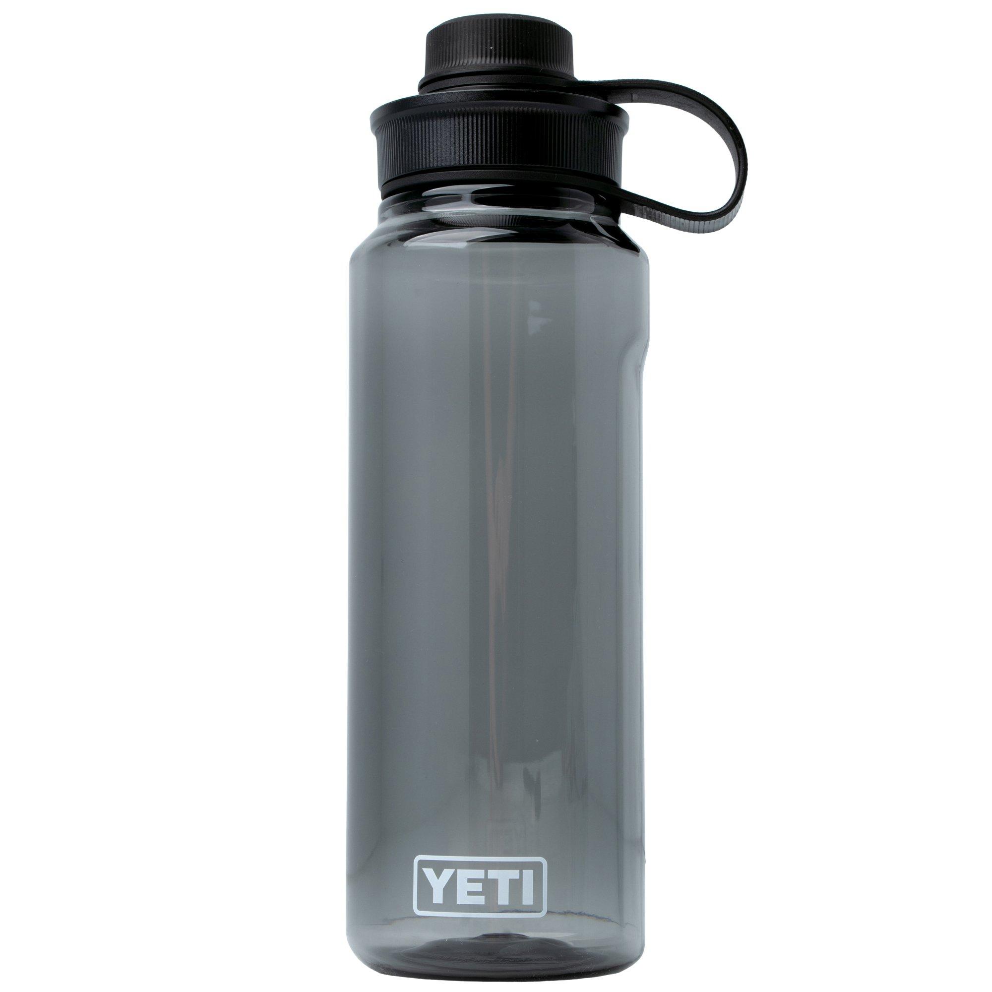 Yeti Yonder Water Bottle 34oz Tether Cap, Charcoal Grey, bottle with loop cap, 1L