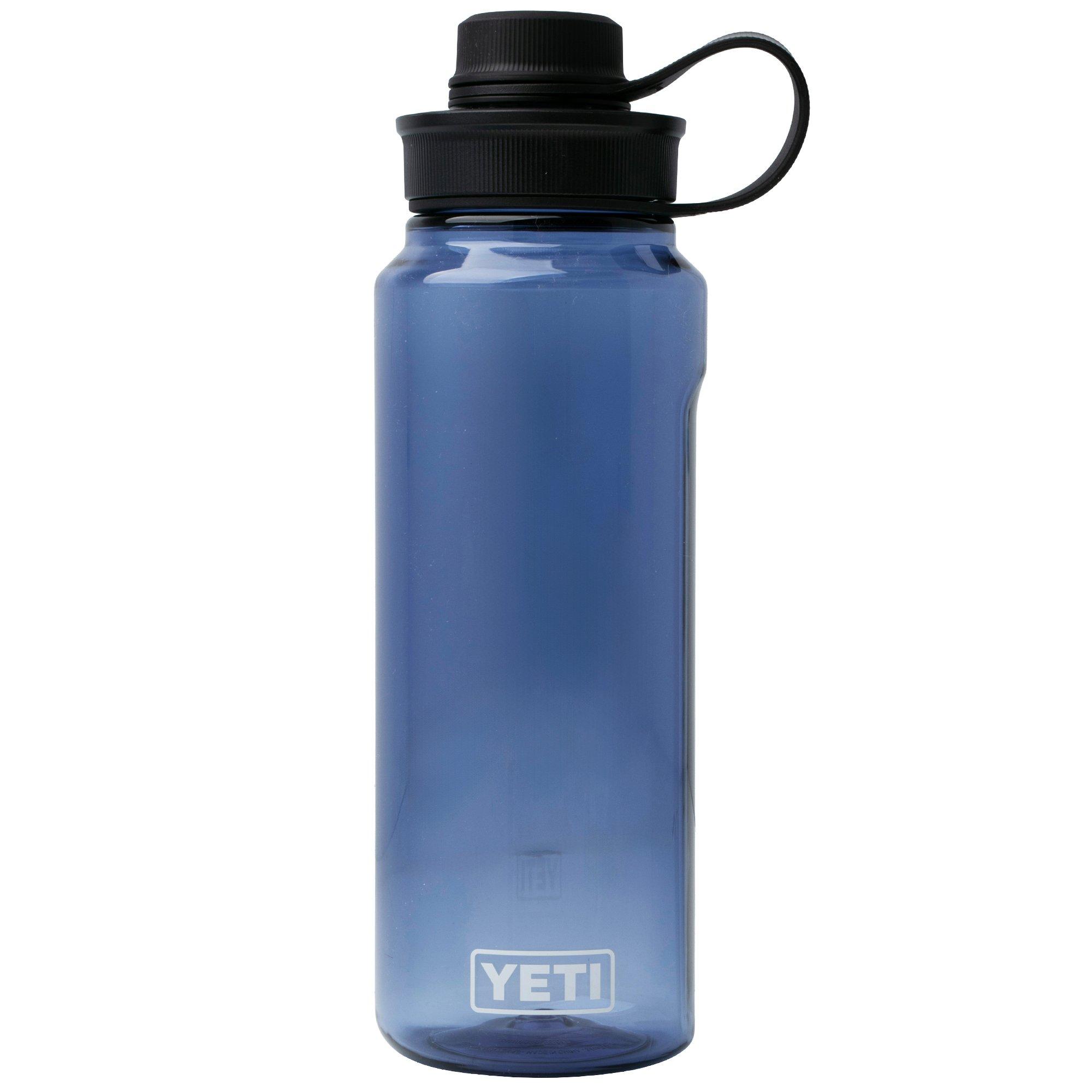 Yeti Yonder Water Bottle 34oz Tether Cap, Navy Blue, bottle with loop cap, 1L