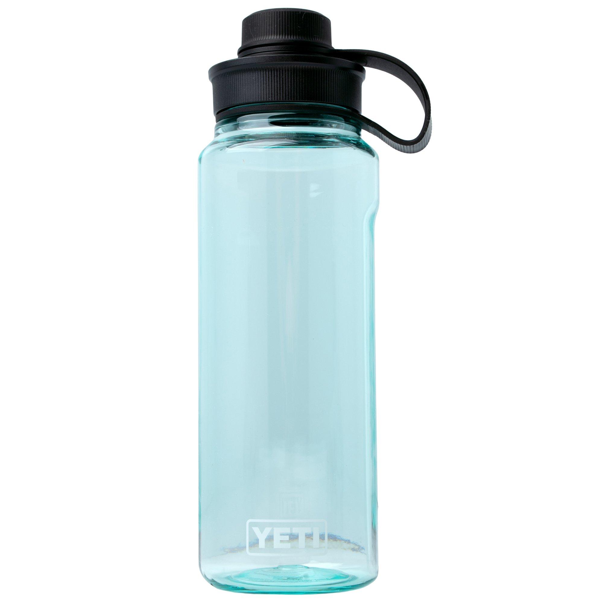 Yeti Yonder Water Bottle 34oz Tether Cap, Seafoam, bottle with loop cap, 1L