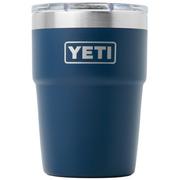 Afbeelding voor Yeti Rambler Stackable Cup 16oz Mag Slider Lid, Navy Blue, stapelbare thermosbeker met deksel, 473 ml