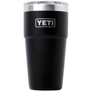 Afbeelding voor Yeti Rambler Stackable Cup 20oz Mag Slider Lid, Black, stapelbare thermosbeker met deksel, 591 ml