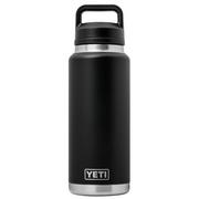 Yeti Rambler Bottle 36oz Chug Cap, Black, thermosfles met drinkdop, 1L