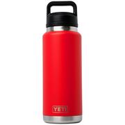 Afbeelding voor Yeti Rambler Bottle 36oz Chug Cap, Rescue Red, thermosfles met drinkdop, 1L