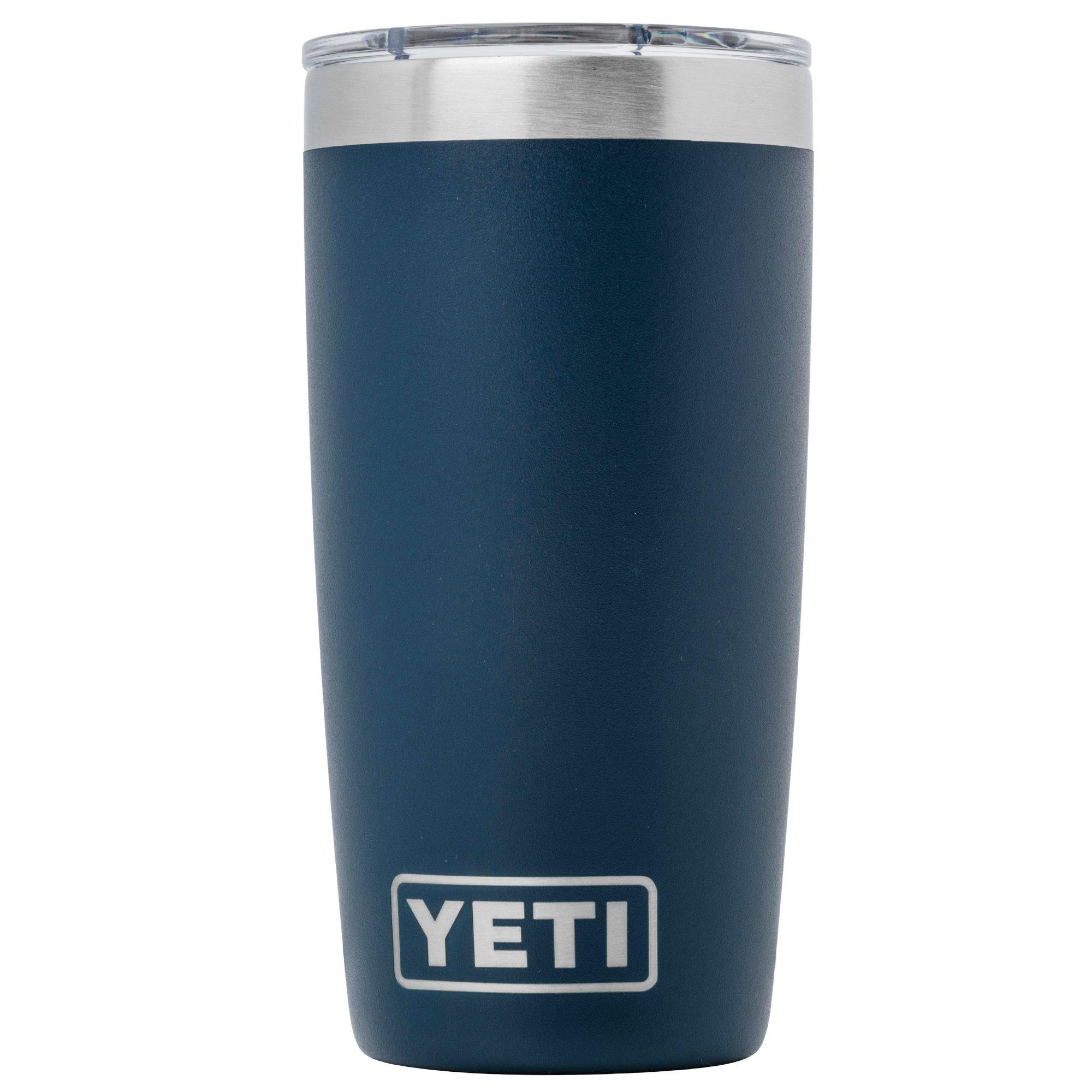 Yeti Rambler Tumbler Cup 10oz Mag Slider Lid, Navy Blue, Thermobecher mit Deckel, 295 ml