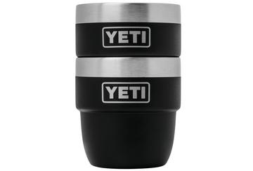 Yeti Rambler Stackable Espresso Cups 4oz, Black, stapelbare Thermotasse, 118 ml