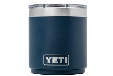 Yeti Rambler Stackable Lowball 10oz Mag Slider Lid, Navy Blue, stapelbarer Thermobecher mit Deckel, 295 ml