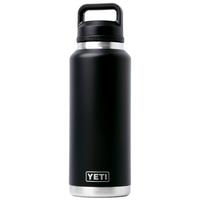 Afbeelding voor Yeti Rambler Bottle 46oz Chug Cap, Black, thermosfles met drinkdop, 1.36L